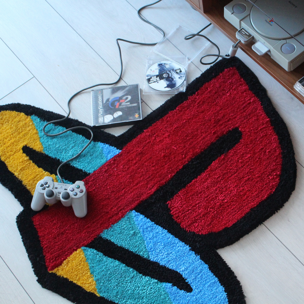 1994 Playstation Logo Rug